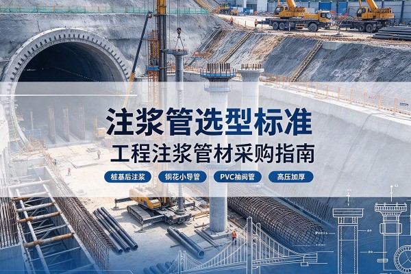 灵台注浆管选型标准