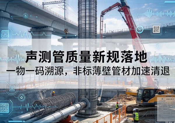 灵台声测管质量新规落地，一物一码溯源，非标薄壁管材加速清退