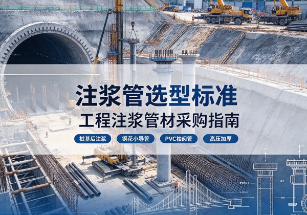 灵台注浆管选型标准